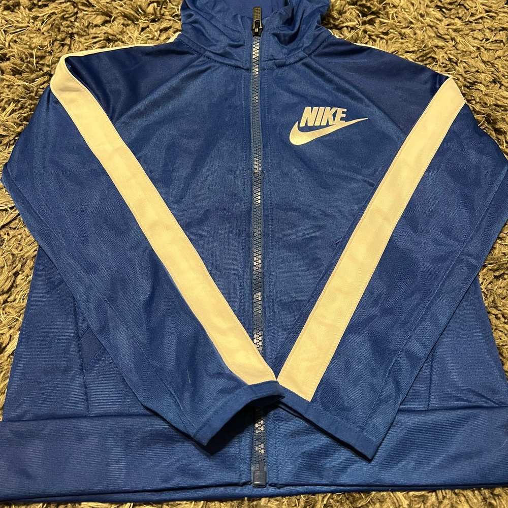 Nike Zip Up Sweater Toddler 3T Unisex Blue/White